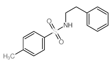 4-Methyl-N-phenethyl-benzenesulfonamide Structure