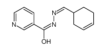 N-[(E)-cyclohex-3-en-1-ylmethylideneamino]pyridine-3-carboxamide结构式