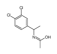 N-[1-(3,4-dichlorophenyl)ethyl]acetamide结构式