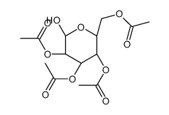 2,3,4,6-tetra-O-acetyl-b-D-mannopyranose Structure