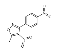 5-methyl-4-nitro-3-(4-nitro-phenyl)-isoxazole Structure