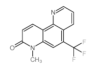 7-methyl-5-(trifluoromethyl)-1,7-phenanthrolin-8-one Structure