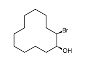 cis-2-bromocyclododecan-1-ol Structure