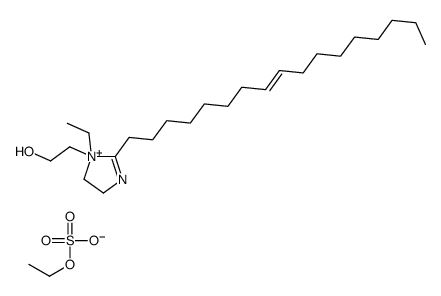 (Z)-1-ethyl-2-(8-heptadecenyl)-4,5-dihydro-1-(2-hydroxyethyl)-1H-imidazolium ethyl sulphate picture