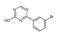 6-(3-bromophenyl)-1H-1,3,5-triazin-2-one Structure