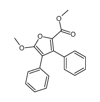 methyl 5-methoxy-3,4-diphenylfuran-2-carboxylate Structure