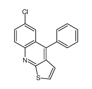 6-chloro-4-phenylthieno[2,3-b]quinoline Structure