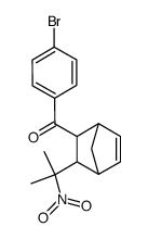 (4-Bromo-phenyl)-[3-(1-methyl-1-nitro-ethyl)-bicyclo[2.2.1]hept-5-en-2-yl]-methanone Structure