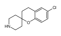 6-CHLOROSPIRO[CHROMAN-2,4'-PIPERIDINE]结构式