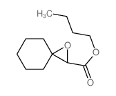 Butyl 1-oxaspiro(2.5)octane-2-carboxylate Structure