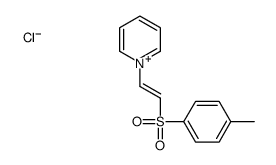 1-[2-(4-methylphenyl)sulfonylethenyl]pyridin-1-ium,chloride Structure