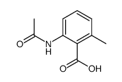 6-methyl-2-acetylaminobenzoic acid结构式