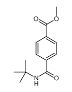 methyl 4-(tert-butylcarbamoyl)benzoate结构式