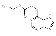 ethyl 2-(5H-purin-6-ylsulfanyl)acetate Structure