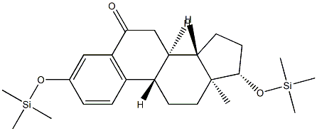 3,17β-Bis(trimethylsiloxy)-1,3,5(10)-estratrien-6-one结构式