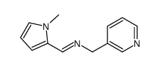 3-Pyridinemethanamine,N-[(1-methyl-1H-pyrrol-2-yl)methylene]-(9CI) structure