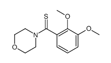 4-[(2,3-Dimethoxyphenyl)carbonothioyl]morpholine structure