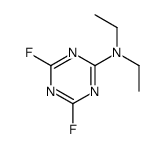 2-(Diethylamino)-4,6-difluoro-1,3,5-triazine structure