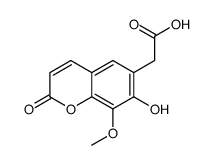 6-(CarboxyMethyl)-7-hydroxy-8-Methoxy Coumarin structure