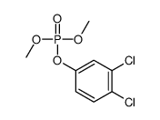 (3,4-dichlorophenyl) dimethyl phosphate Structure