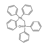 diphenyl((triphenylplumbyl)methyl)phosphine oxide Structure