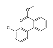 3-氯-[1,1-联苯]-2-羧酸甲酯结构式