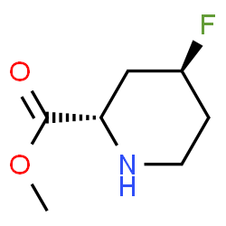 2-Piperidinecarboxylicacid,4-fluoro-,methylester,(2S,4S)-(9CI)结构式