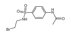 2-(4-acetamidophenylsulfonamido)ethyl bromide结构式