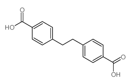 Benzoic acid,4,4'-(1,2-ethanediyl)bis- structure