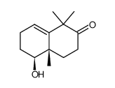 5β-hydroxy-1,1,4aβ-trimethyl-3,4,4a,5,6,7-hexahydronaphthalen-2(1H)-one Structure