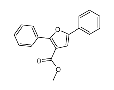 methyl 2,5-diphenylfuran-3-carboxylate Structure