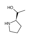 2(R)-(1-hydroxyethyl)pyrrolidine Structure