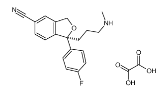 S-DesMethyl Citalopram Ethanedioate结构式