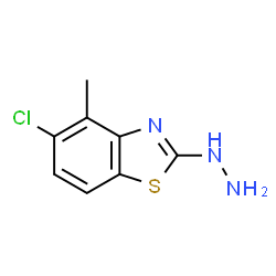 5-CHLORO-4-METHYL-2(3H)-BENZOTHIAZOLONEHYDRAZONE Structure