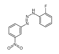 N-[(2-fluorophenyl)diazenyl]-3-nitroaniline Structure