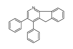 3,4-diphenyl-5H-indeno[1,2-b]pyridine结构式