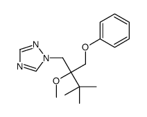 1-[2-methoxy-3,3-dimethyl-2-(phenoxymethyl)butyl]-1,2,4-triazole Structure