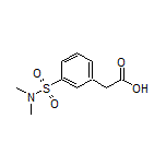 3-(N,N-Dimethylsulfamoyl)phenylacetic Acid Structure