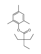 (2,4,6-trimethylphenyl) 2,2-diethylbutanoate Structure