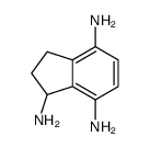 2,3-dihydro-1H-indene-1,4,7-triamine Structure