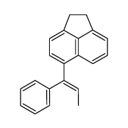 5-(1-phenyl-1-propenyl)-acenaphthene结构式