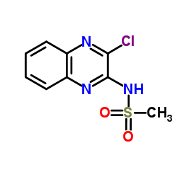 N-(3-Chloro-2-quinoxalinyl)methanesulfonamide Structure