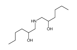 1-(2-hydroxyhexylamino)hexan-2-ol结构式