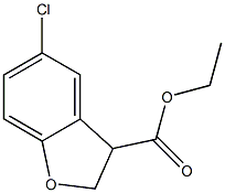 ethyl 5-chloro-2,3-dihydrobenzofuran-3-carboxylate结构式