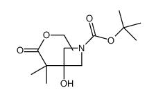 tert-butyl 3-(2-ethoxy-1,1-dimethyl-2-oxo-ethyl)-3-hydroxy-azetid ine-1-carboxylate picture