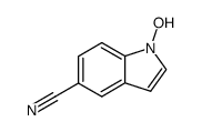 1H-Indole-5-carbonitrile,1-hydroxy- Structure