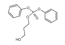 phosphoric acid-(3-hydroxy-propyl ester)-diphenyl ester Structure