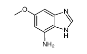 Benzimidazole, 4-amino-6-methoxy- (6CI)结构式