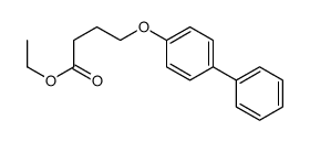 ethyl 4-(4-phenylphenoxy)butanoate Structure