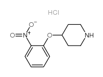 4-(2-硝基苯氧基)哌啶盐酸盐结构式